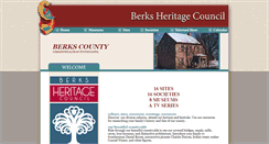 Desktop Screenshot of berksheritagecouncil.org
