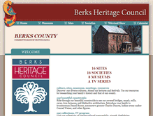 Tablet Screenshot of berksheritagecouncil.org